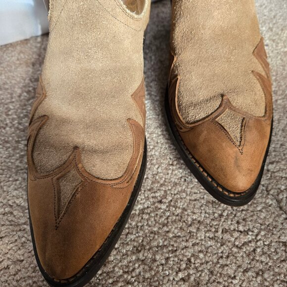 Vintage Durango Leather/Suede Western Boots - Picture 2 of 11